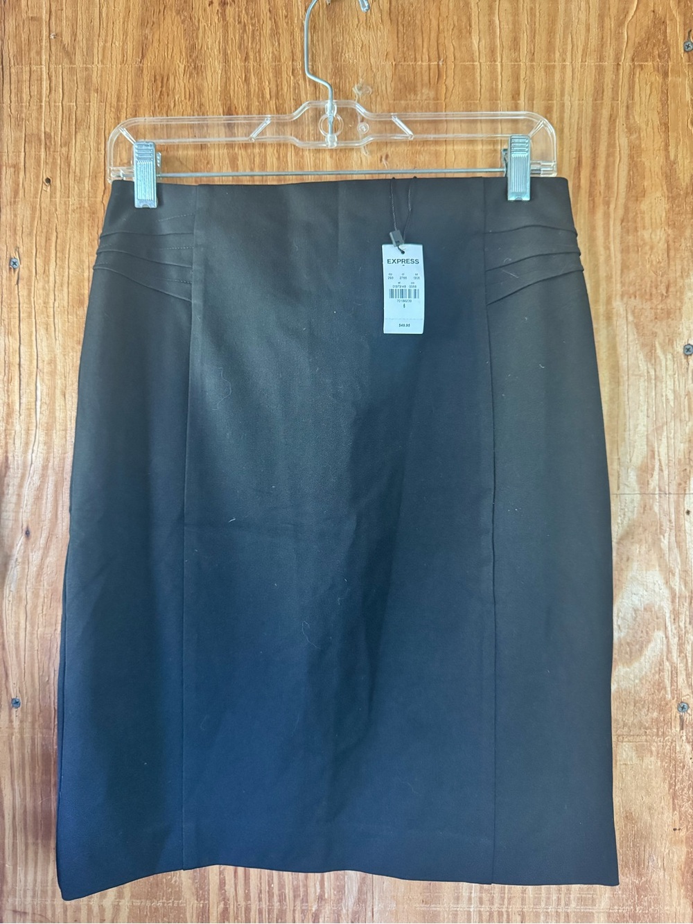 🖤Express Black Pencil Skirt with Subtle Side Paneling
